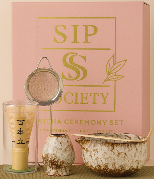 Sip Society 7-Piece Matcha Ceremony Set | Eco Tea Kit